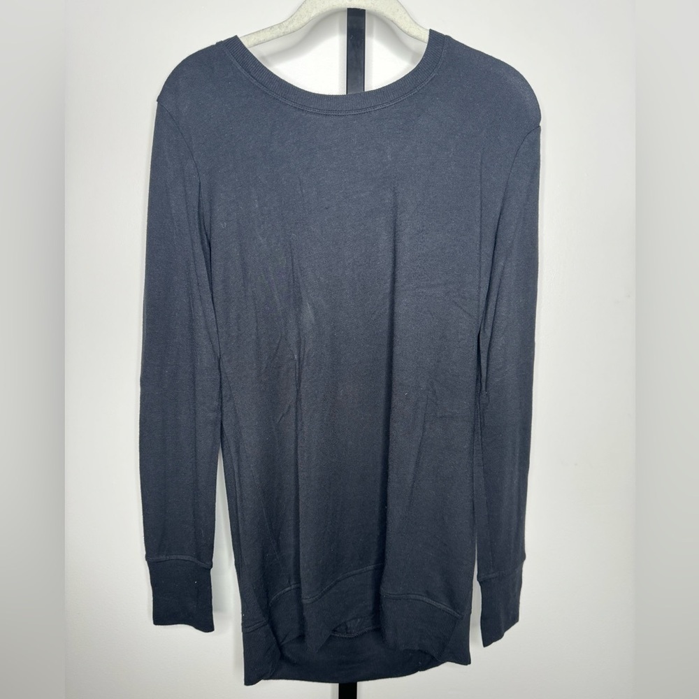 Athleta Black Coaster Go-To Sweatshirt -‎ Size XS